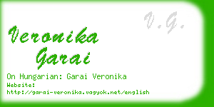 veronika garai business card